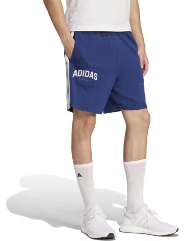Pantalón corto Adidas-M 3S SHO-JM2483 AZUL-HOMBRE