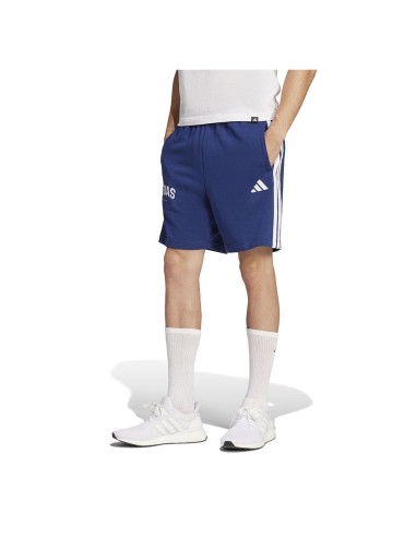 Pantalón corto Adidas-M 3S SHO-JM2483 AZUL-HOMBRE
