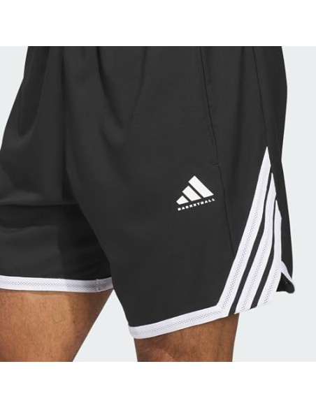 Pantalón corto Adidas-CRAZYLITE SHORT-JN0328 NEGRO-HOMBRE