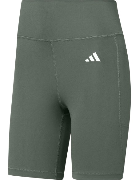 Malla Corta Adidas-OPT ESS ST 7IN-JI5522 VERDE-MUJER