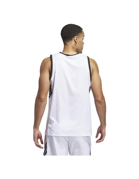Camiseta sin mangas Adidas-CRAZYLITE JER-JN0337 BLANCO-HOMBRE