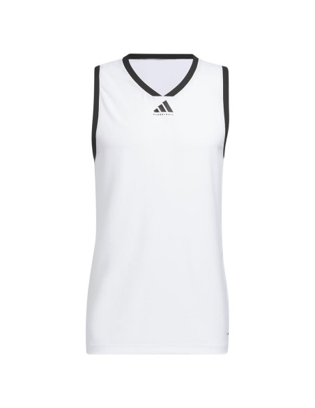 Camiseta sin mangas Adidas-CRAZYLITE JER-JN0337 BLANCO-HOMBRE