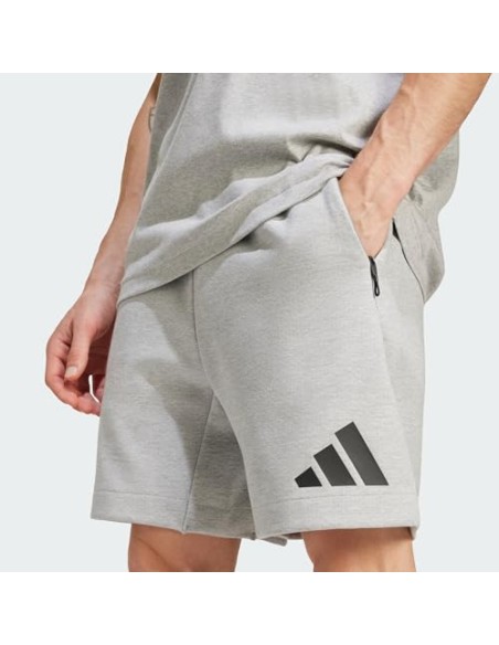 Pantalón corto Adidas-M Z.N.E. SHO-JJ4892 GRIS-HOMBRE