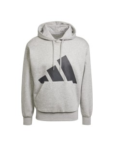 Sudadera Adidas-M BL FL HD-IN6160 GRIS-HOMBRE