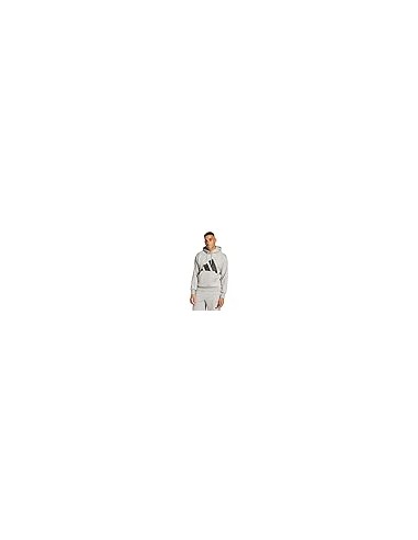 Sudadera Adidas-M BL FL HD-IN6160 GRIS-HOMBRE