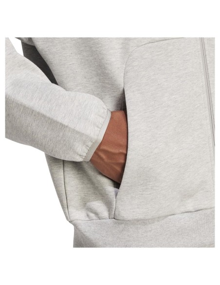 Chaqueta de chandal Adidas-M FI SL FZ-JD4945 GRIS-HOMBRE