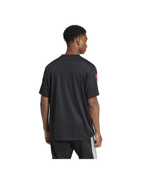 Camiseta manga corta Adidas-M TIRO CB TEE-JC8052 NEGRO-HOMBRE