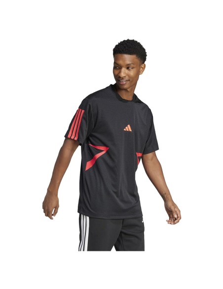 Camiseta manga corta Adidas-M TIRO CB TEE-JC8052 NEGRO-HOMBRE