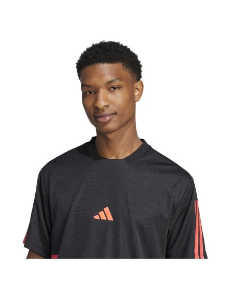 Camiseta manga corta Adidas-M TIRO CB TEE-JC8052 NEGRO-HOMBRE