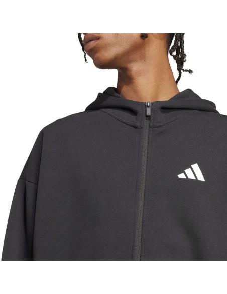 Chaqueta de chandal Adidas-M FI SL FZ-JI8768 NEGRO-HOMBRE