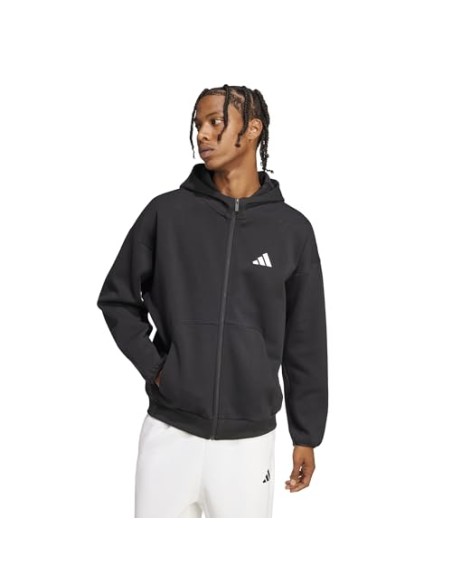 Chaqueta de chandal Adidas-M FI SL FZ-JI8768 NEGRO-HOMBRE