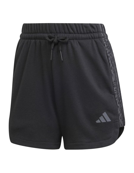 Pantalón corto Adidas-W AOP 3S SH-JG6224 NEGRO-MUJER