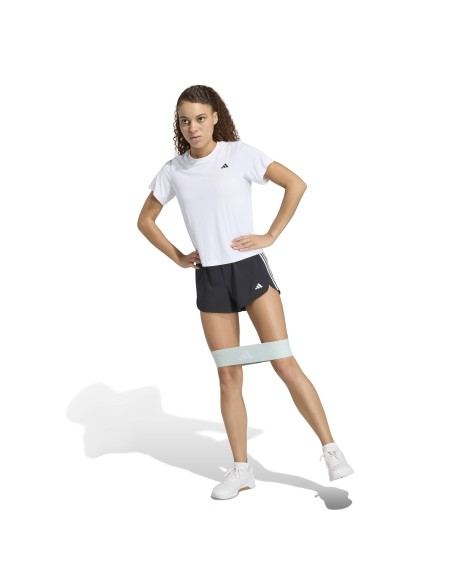 Pantalón corto Adidas-PACER WVN HIGH-IT7760 NEGRO-MUJER