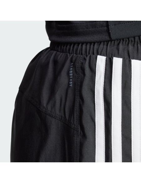 Pantalón corto Adidas-PACER WVN HIGH-IT7760 NEGRO-MUJER