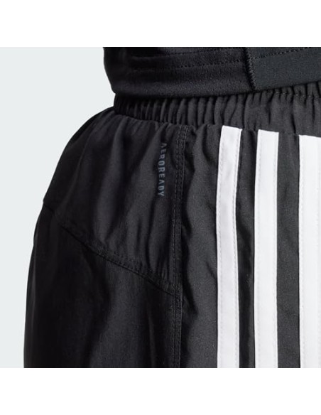 Pantalón corto Adidas-PACER WVN HIGH-IT7760 NEGRO-MUJER