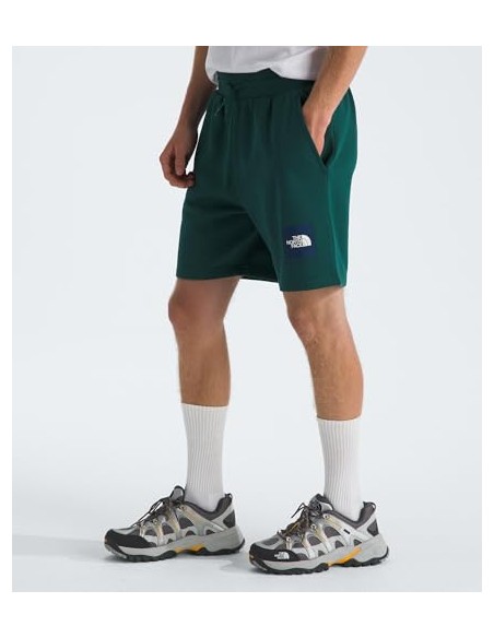 PANTALONES CORTOS TNF MEN'S BOX REGULAR SHORT - VERDE