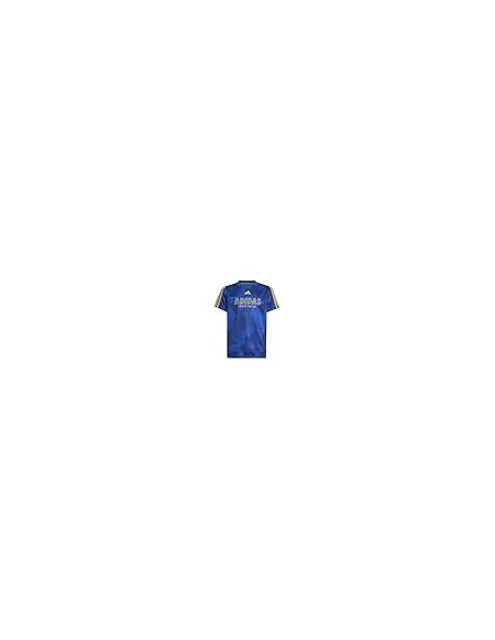 Camiseta manga corta Adidas-J HOT COF TEE-JD0499  AZUL -UNISEX JUNIOR