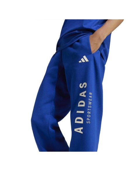 Pantalón de chándal Adidas-J ALLSZN GFX PT-JC7613 AZUL-UNISEX JUNIOR