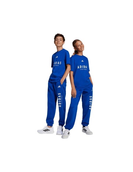 Pantalón de chándal Adidas-J ALLSZN GFX PT-JC7613 AZUL-UNISEX JUNIOR