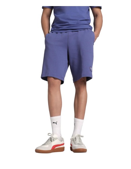 Pantalón corto Puma-ESS ELEVATED Shorts 9 TR-684730-30-VERDE UNISEX