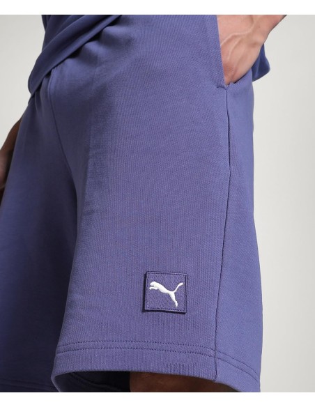 Pantalón corto Puma-ESS ELEVATED Shorts 9 TR-684730-30-VERDE UNISEX