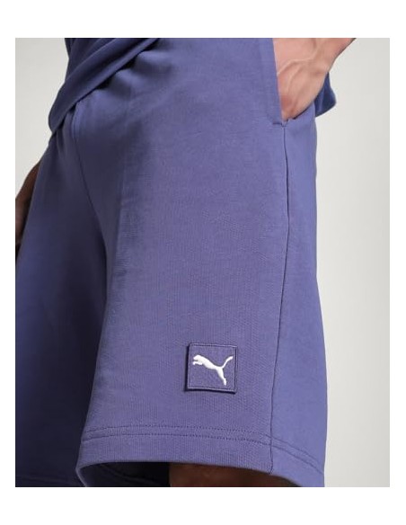 Pantalón corto Puma-ESS ELEVATED Shorts 9 TR-684730-30-VERDE UNISEX