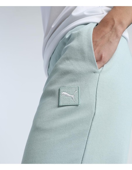 Pantalon Chandal Puma-ESS ELEVATED Sweatpants TR cl-685019-67-VERDE AGUA MUJER