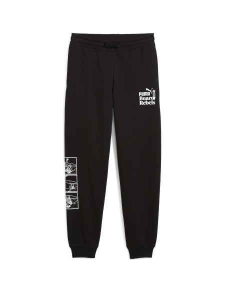 Pantalon Chandal Puma-MID90S Sweatpants TR B-685150-01-NEGRO UNISEX JUNIOR