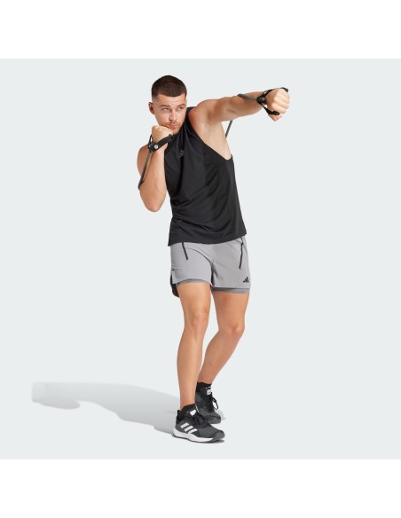 Camiseta de tiras Adidas-D4T TANK-IK9726 NEGRO-HOMBRE