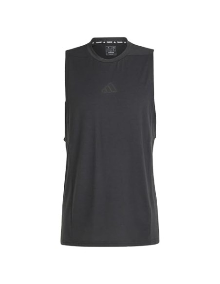 Camiseta de tiras Adidas-D4T TANK-IK9726 NEGRO-HOMBRE