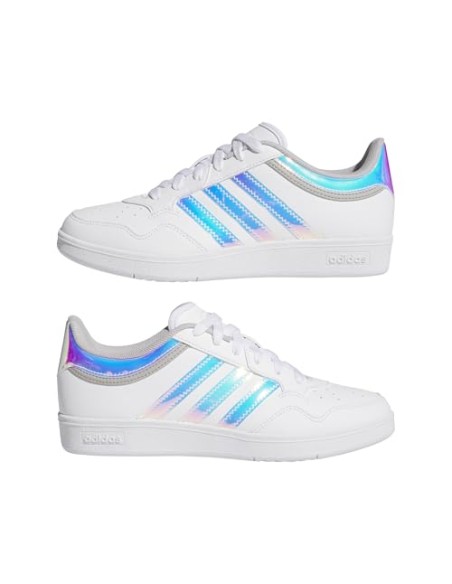 Calzado Basket Adidas HOOPS 4.0 W-JQ2781-NEGRO-MUJER