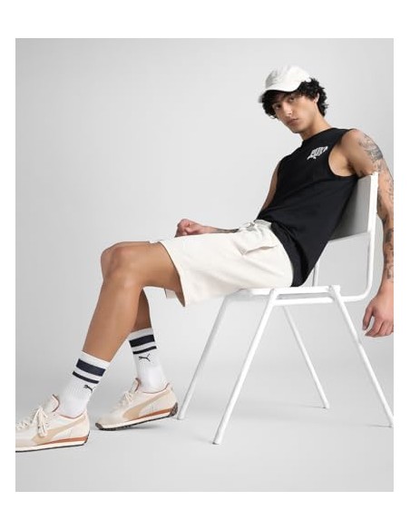 Pantalón corto Puma-PUMA CLASS Shorts 8 TR-684653-87-BLANCO UNISEX