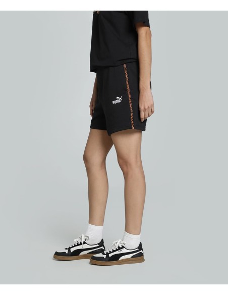 Pantalón corto Puma-ESS GRAPHIC ANIMAL Shorts 5 TR-688535-01-NEGRO MUJER