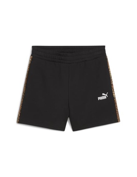 Pantalón corto Puma-ESS GRAPHIC ANIMAL Shorts 5 TR-688535-01-NEGRO MUJER