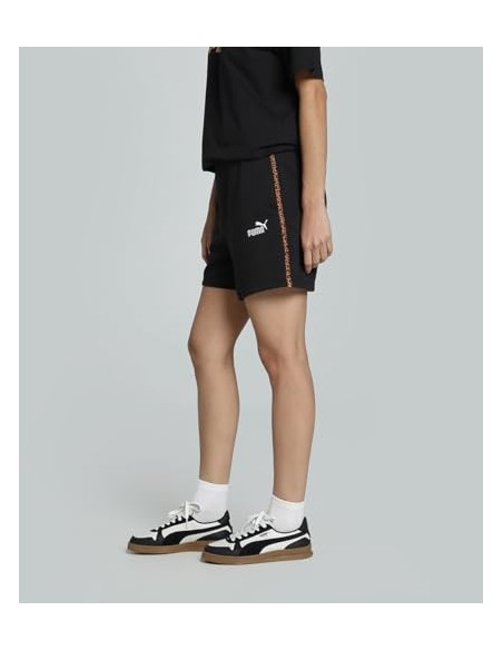 Pantalón corto Puma-ESS GRAPHIC ANIMAL Shorts 5 TR-688535-01-NEGRO MUJER