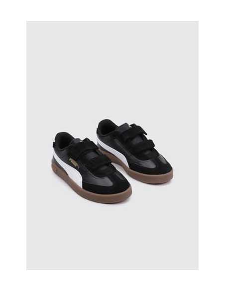 Calzado multideporte Puma-Puma Club II Era V PS-402307-01-NEGRO-BLANCO UNISEX JUNIOR