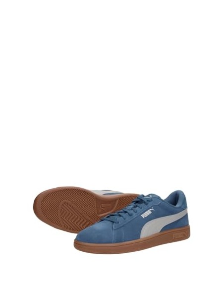 ZAPATILLAS PUMA Smash 3.0 390984-28 AZUL GRISÁCEO/GRIS UNISEX