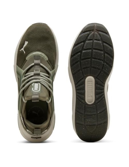 ZAPATILLA RUNNING SOFTRIDE ENZO 5 311098-20 VERDE MILITAR HOMBRE