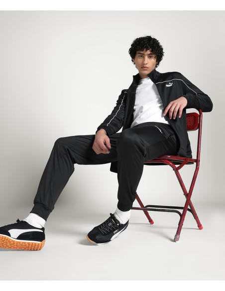 CHÁNDAL PUMA POLY PIPING SUIT BLACK
