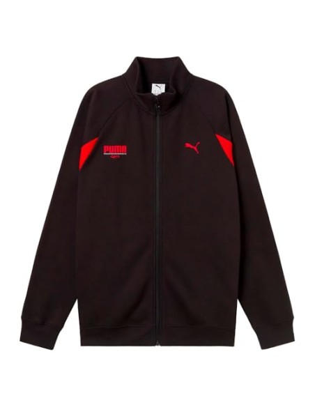CHAQUETA DE CHÁNDAL PUMA SPORT GRAPHIC FULL-ZIP FL BLACK/RED