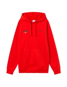 SUDADERA PUMA GRAPHIC HOODIE FL RED 2