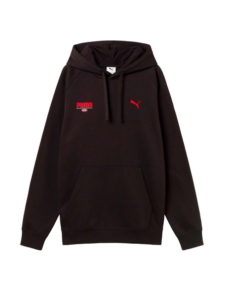 SUDADERA PUMA GRAPHIC HOODIE FL BLACK