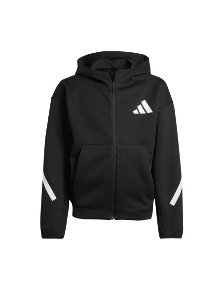 Chaqueta de chandal Adidas-J Z.N.E.FZ-JC7574 NEGRO-UNISEX JUNIOR