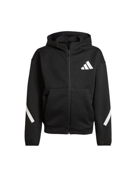 Chaqueta de chandal Adidas-J Z.N.E.FZ-JC7574 NEGRO-UNISEX JUNIOR