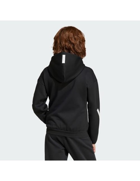 Chaqueta de chandal Adidas-J Z.N.E.FZ-JC7574 NEGRO-UNISEX JUNIOR