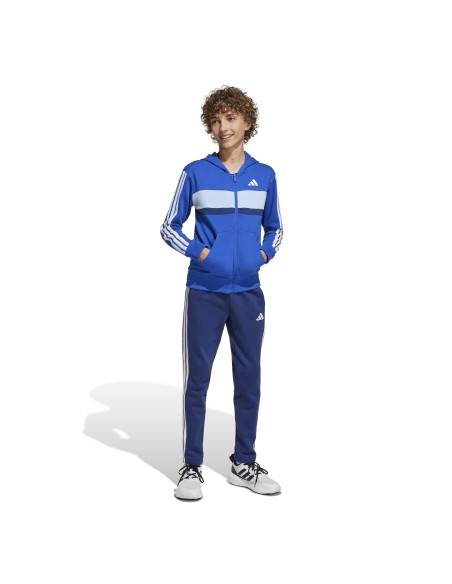 Chandal Adidas-J 3S TIB FL TS-JI6209 AZUL-UNISEX JUNIOR