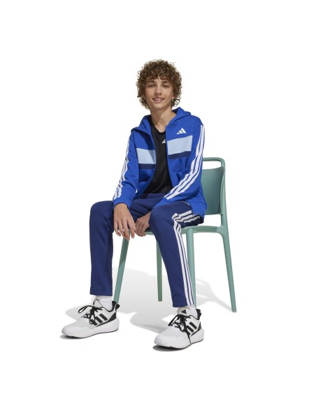 Chandal Adidas-J 3S TIB FL TS-JI6209 AZUL-UNISEX JUNIOR