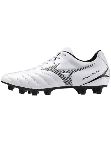 BOTA FUTBOL MIZUNO MONARCIDA NEO III SELECT-P1GA2425-09-BLANCO-NEGRO-UNISEX