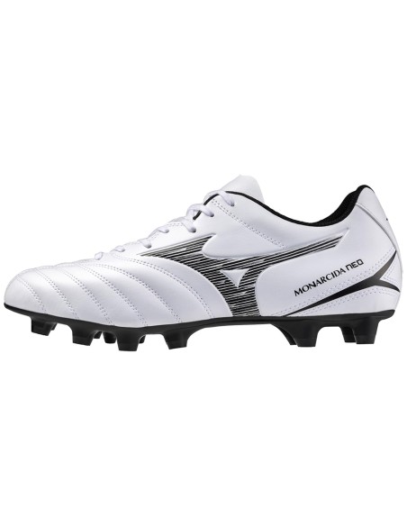BOTA FUTBOL MIZUNO MONARCIDA NEO III SELECT-P1GA2425-09-BLANCO-NEGRO-UNISEX