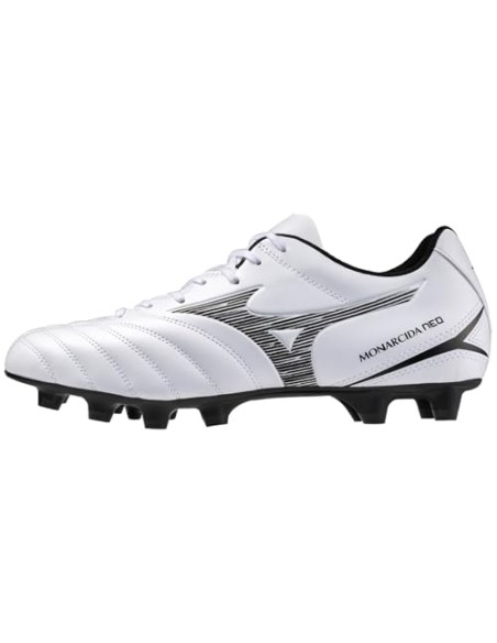 BOTA FUTBOL MIZUNO MONARCIDA NEO III SELECT-P1GA2425-09-BLANCO-NEGRO-UNISEX
